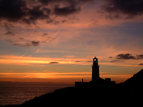 Douglas Head Lighthouse at dawn